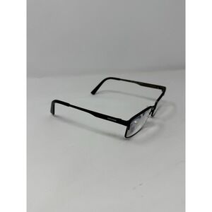 Converse Eyeglasses Frame Only A219 Black Metal Full Rim Rectangle 52-16-140‎
